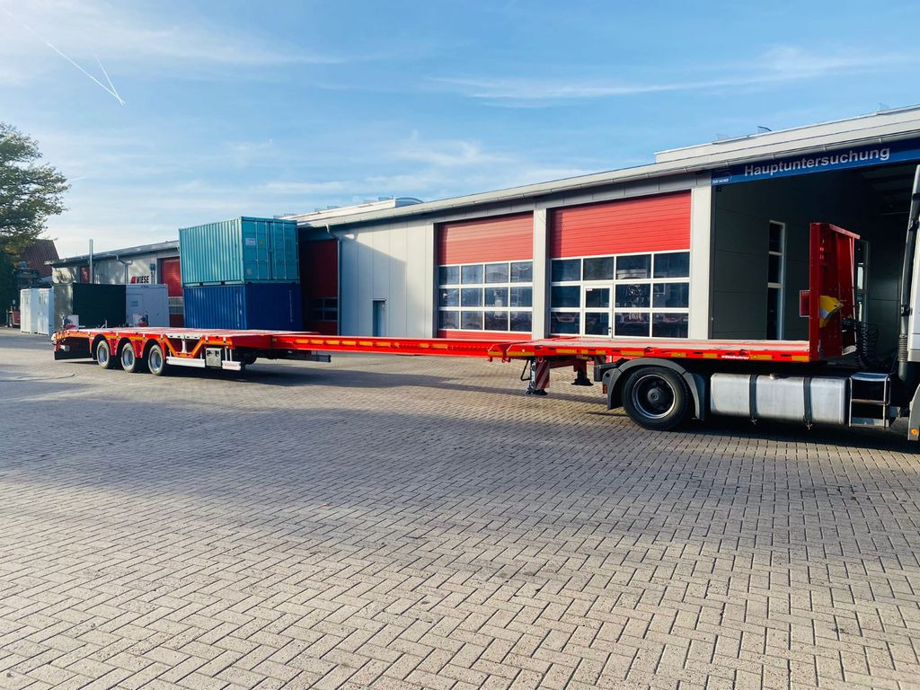 Kässbohrer Mega Tele HD Plattform Auflieger mit Radmulden - Semi-trailer flatbed: gambar 2 Kässbohrer Mega Tele HD Plattform Auflieger mit Radmulden - Semi-trailer flatbed: gambar 2