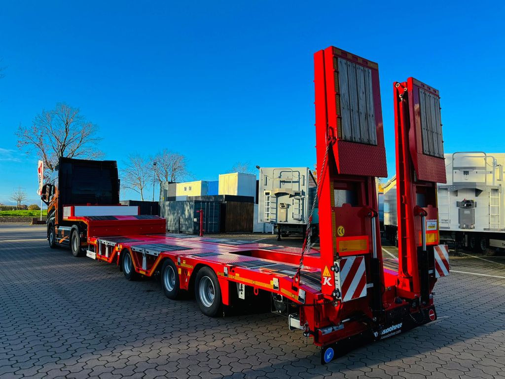 Kässbohrer SLAR3 Ausziehbares Tiefbett mit Radmulden - Semi-trailer low bed: gambar 1 Kässbohrer SLAR3 Ausziehbares Tiefbett mit Radmulden - Semi-trailer low bed: gambar 1
