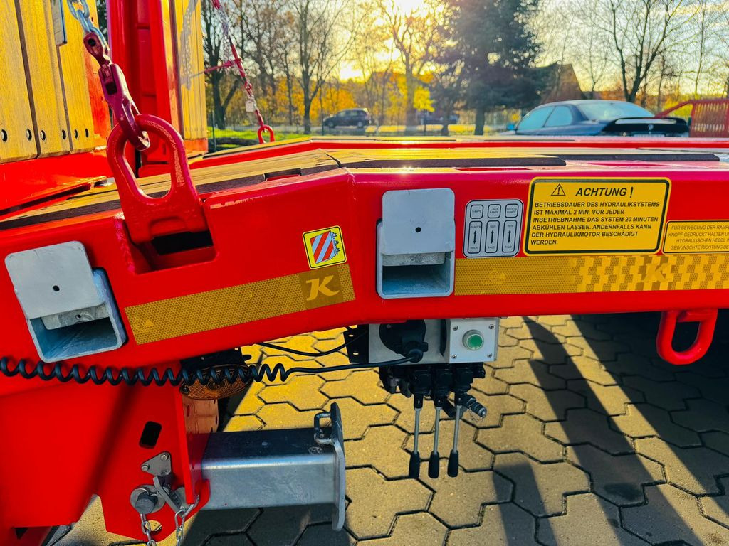 Semi-trailer low bed baru Kässbohrer SLAR3 Ausziehbares Tiefbett mit Radmulden: gambar 7