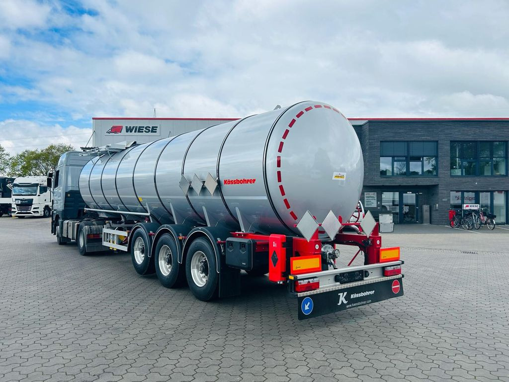 Kässbohrer STS.SS Edelstahl Tankauflieger Bitumen 32m³ - Semi-trailer tangki: gambar 1 Kässbohrer STS.SS Edelstahl Tankauflieger Bitumen 32m³ - Semi-trailer tangki: gambar 1