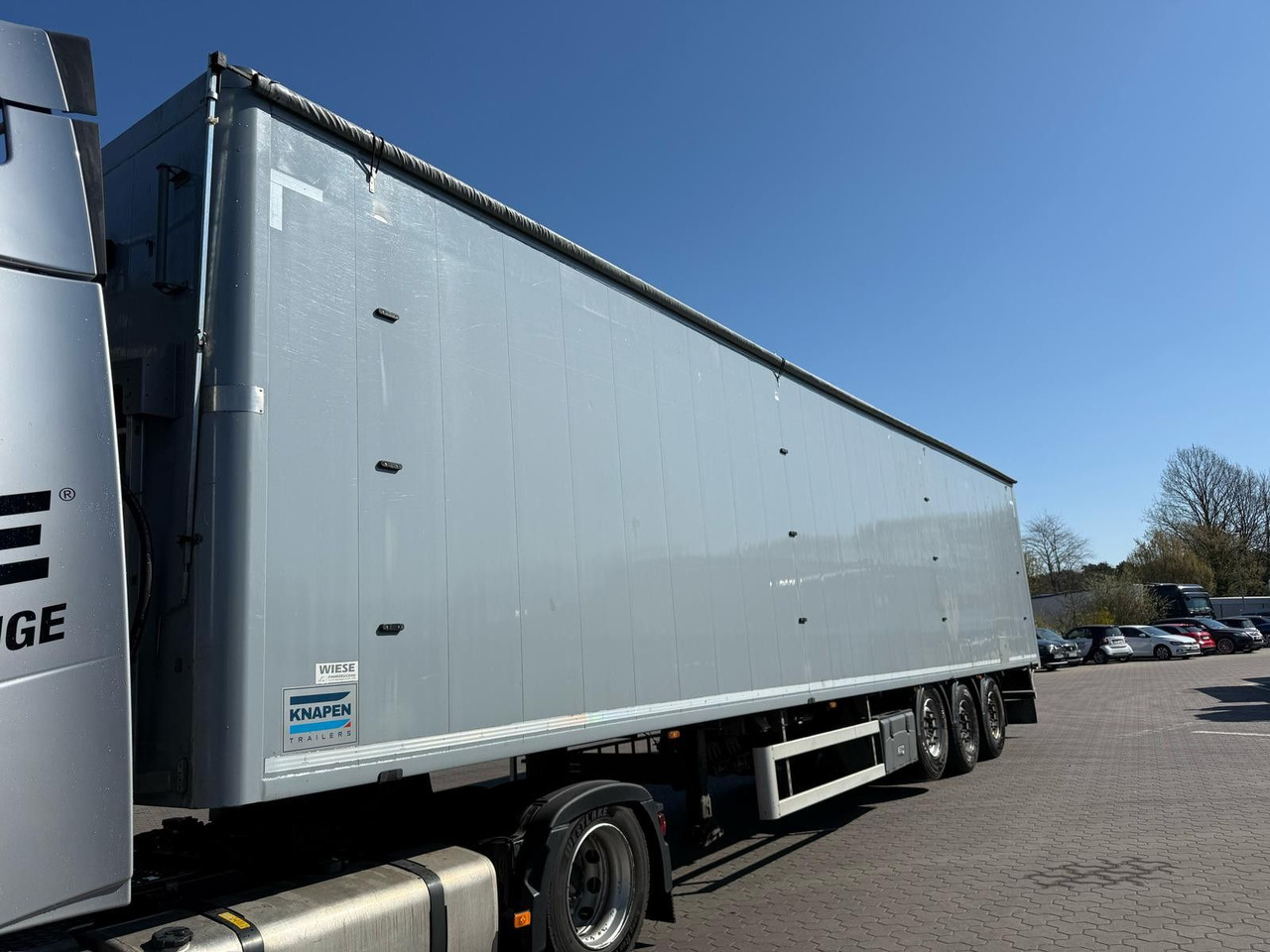 Knapen K100 Schubboden 92m³ 10 mm Boden, top Zustand - Semi-trailer dengan lantai berjalan: gambar 3 Knapen K100 Schubboden 92m³ 10 mm Boden, top Zustand - Semi-trailer dengan lantai berjalan: gambar 3