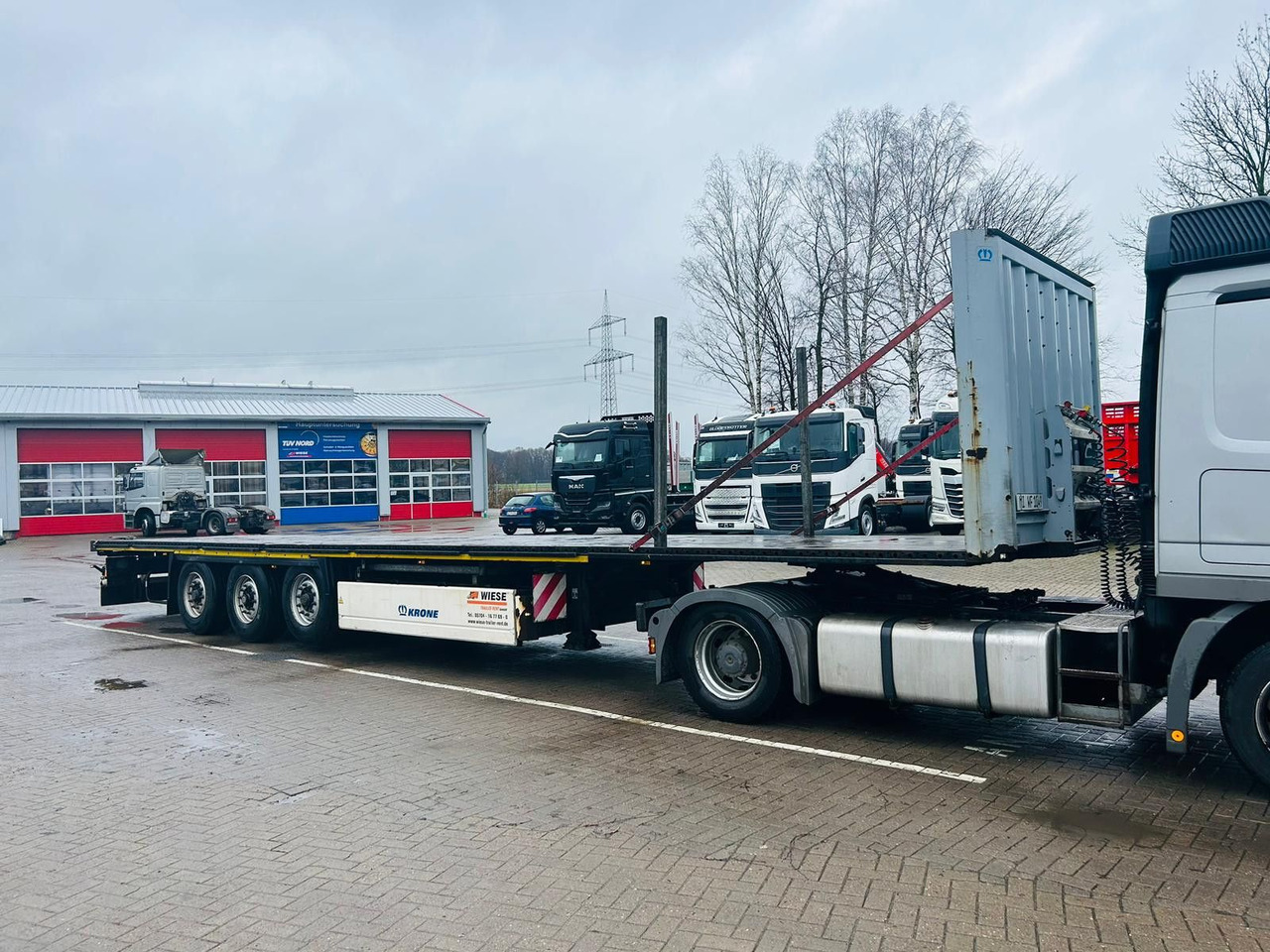 Krone SD Plattform Auflieger - Semi-trailer flatbed: gambar 1 Krone SD Plattform Auflieger - Semi-trailer flatbed: gambar 1