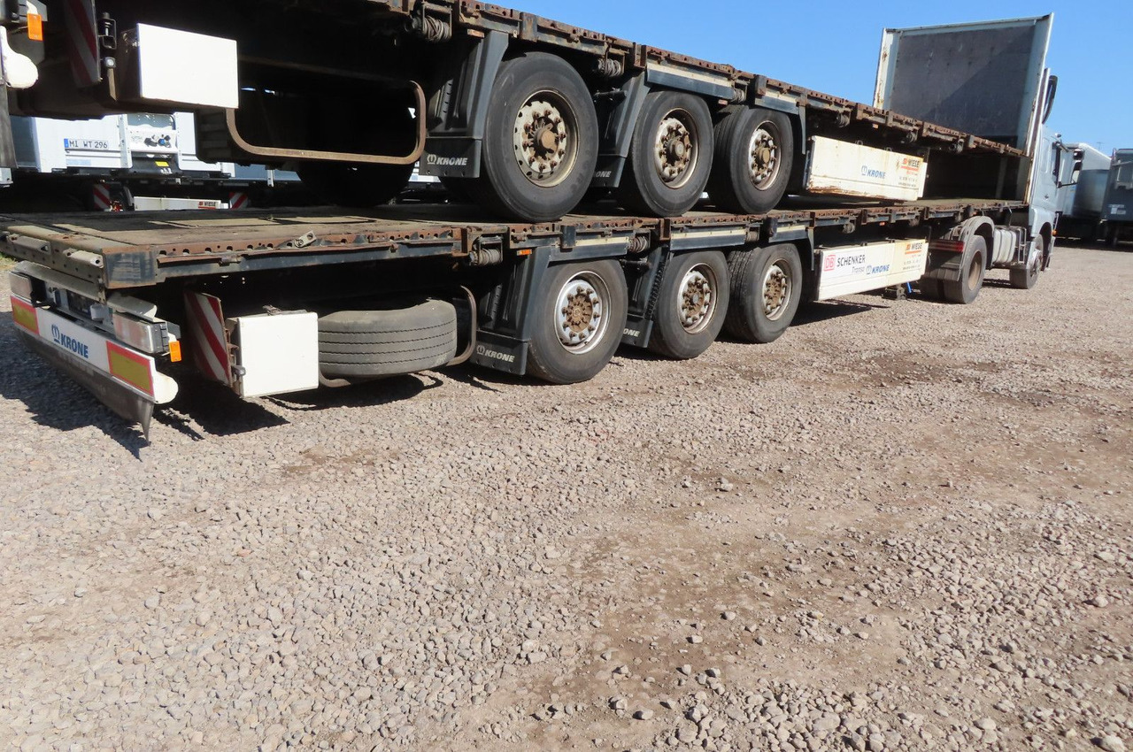Krone Stahlmattenauflieger mit Bordwände - Semi-trailer flatbed: gambar 2 Krone Stahlmattenauflieger mit Bordwände - Semi-trailer flatbed: gambar 2