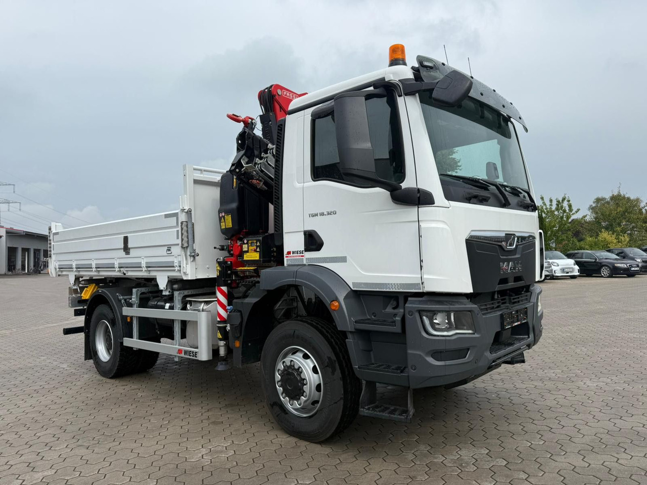 MAN 18.320 4x4 mit Fassi Ladekran Sofort Verfügbar - Truk jungkit, Truk derek: gambar 2 MAN 18.320 4x4 mit Fassi Ladekran Sofort Verfügbar - Truk jungkit, Truk derek: gambar 2