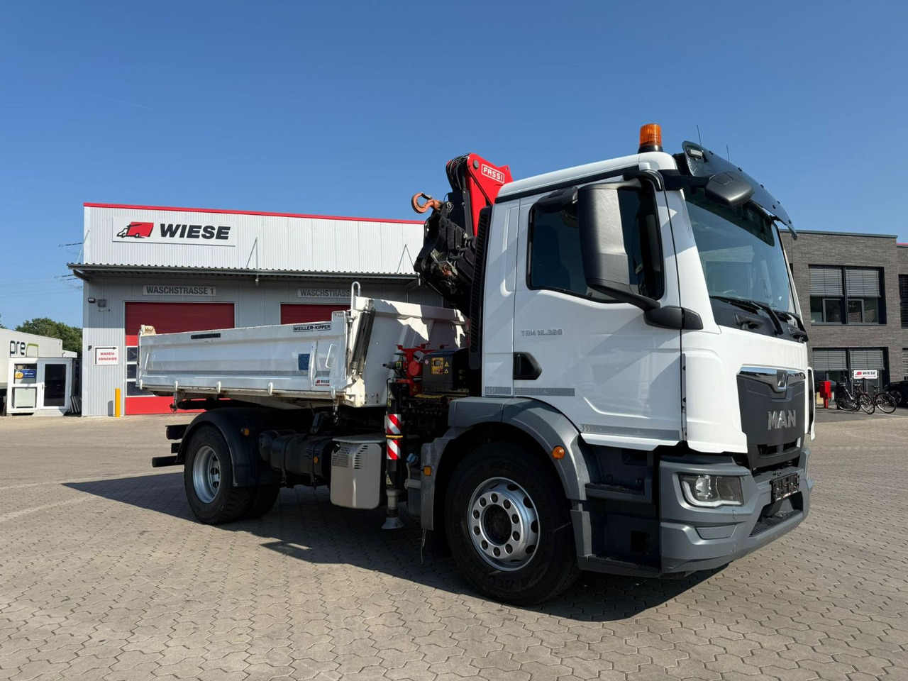 MAN TGM 18.320 4x2 BB mit Fassi F135 Kipper Kran - Truk jungkit, Truk derek: gambar 5 MAN TGM 18.320 4x2 BB mit Fassi F135 Kipper Kran - Truk jungkit, Truk derek: gambar 5