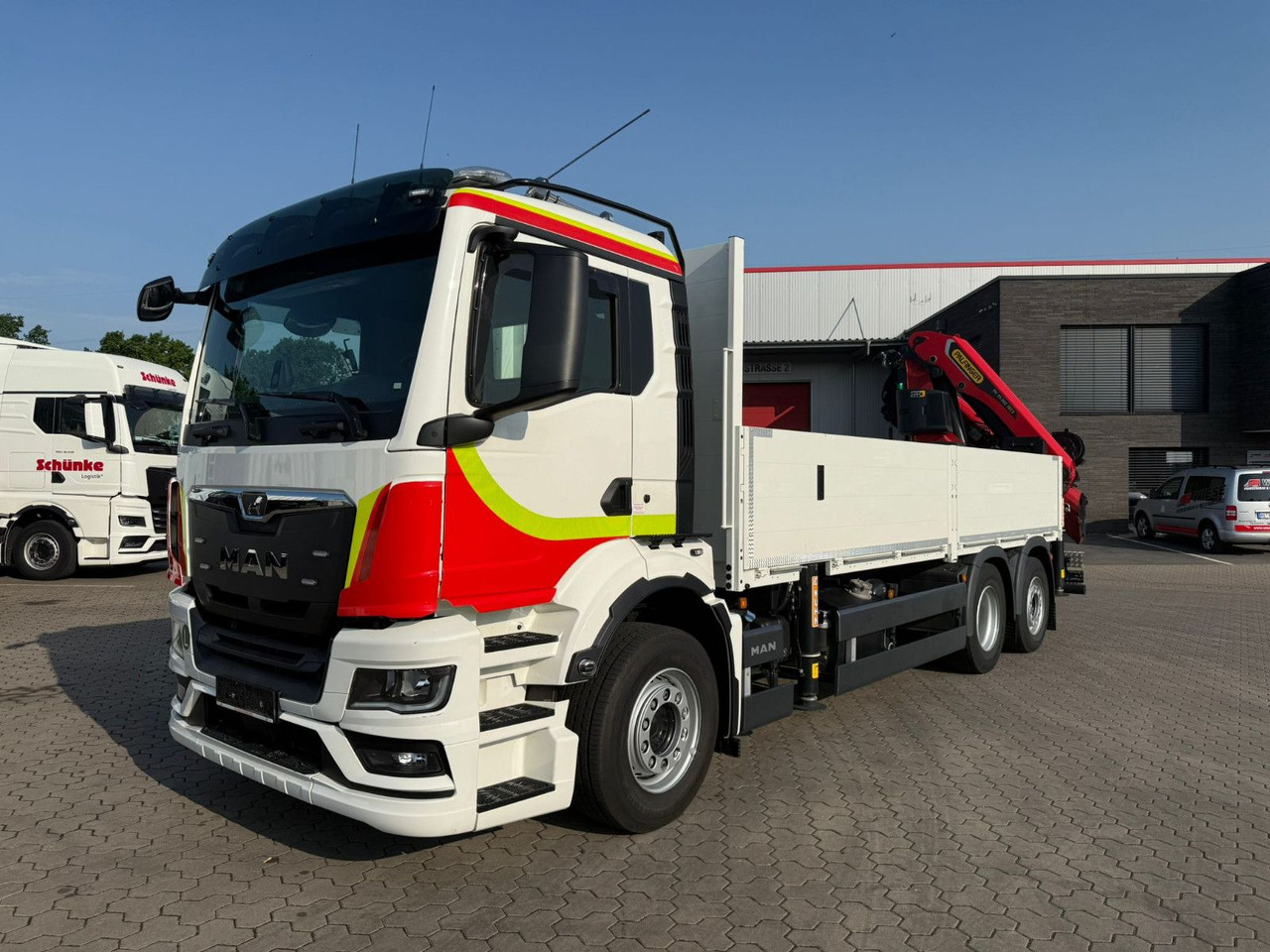 MAN TGS 26.430 Kran Palfinger PK 35.502 H, 5600 km - Truk flatbed, Truk derek: gambar 2 MAN TGS 26.430 Kran Palfinger PK 35.502 H, 5600 km - Truk flatbed, Truk derek: gambar 2