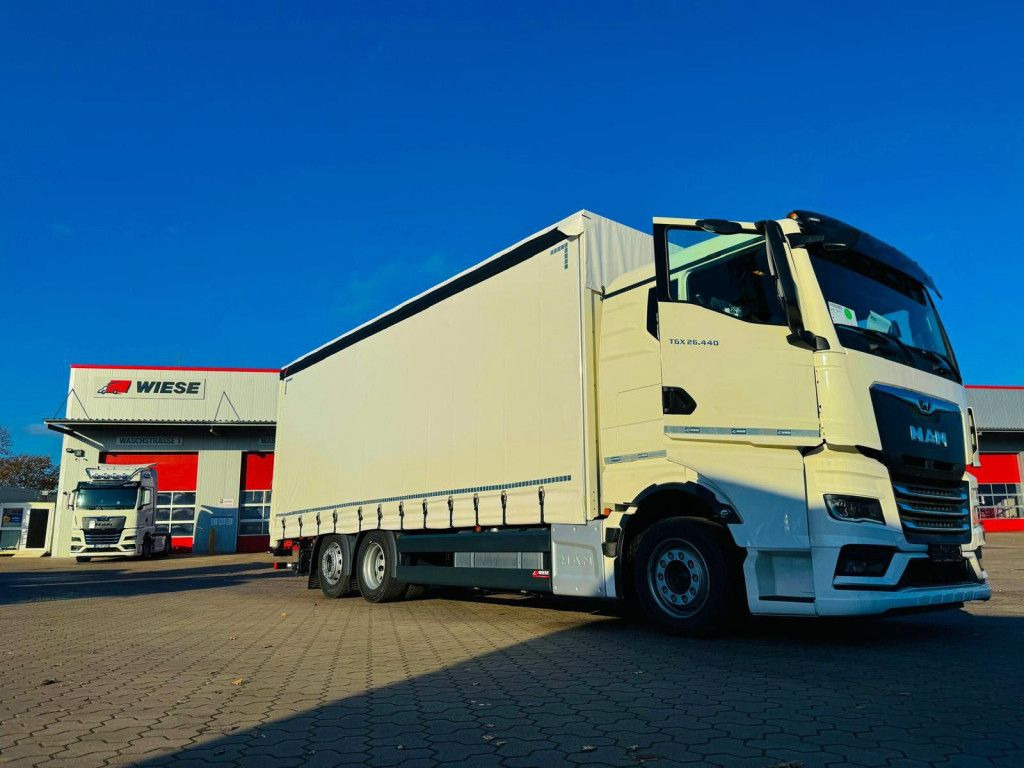 Truk pengangkut mobil MAN TGX 26.440 6x2 LL Schwerlast Ladebordwand/Rampe: gambar 7