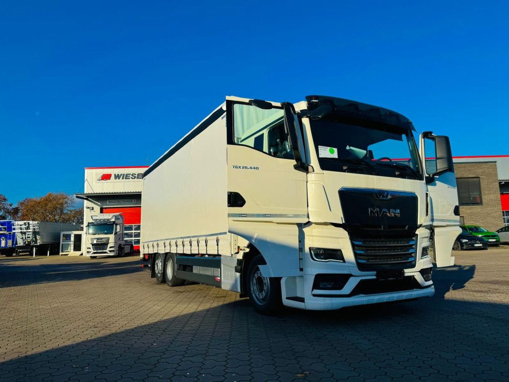 Truk pengangkut mobil MAN TGX 26.440 6x2 LL Schwerlast Ladebordwand/Rampe: gambar 9