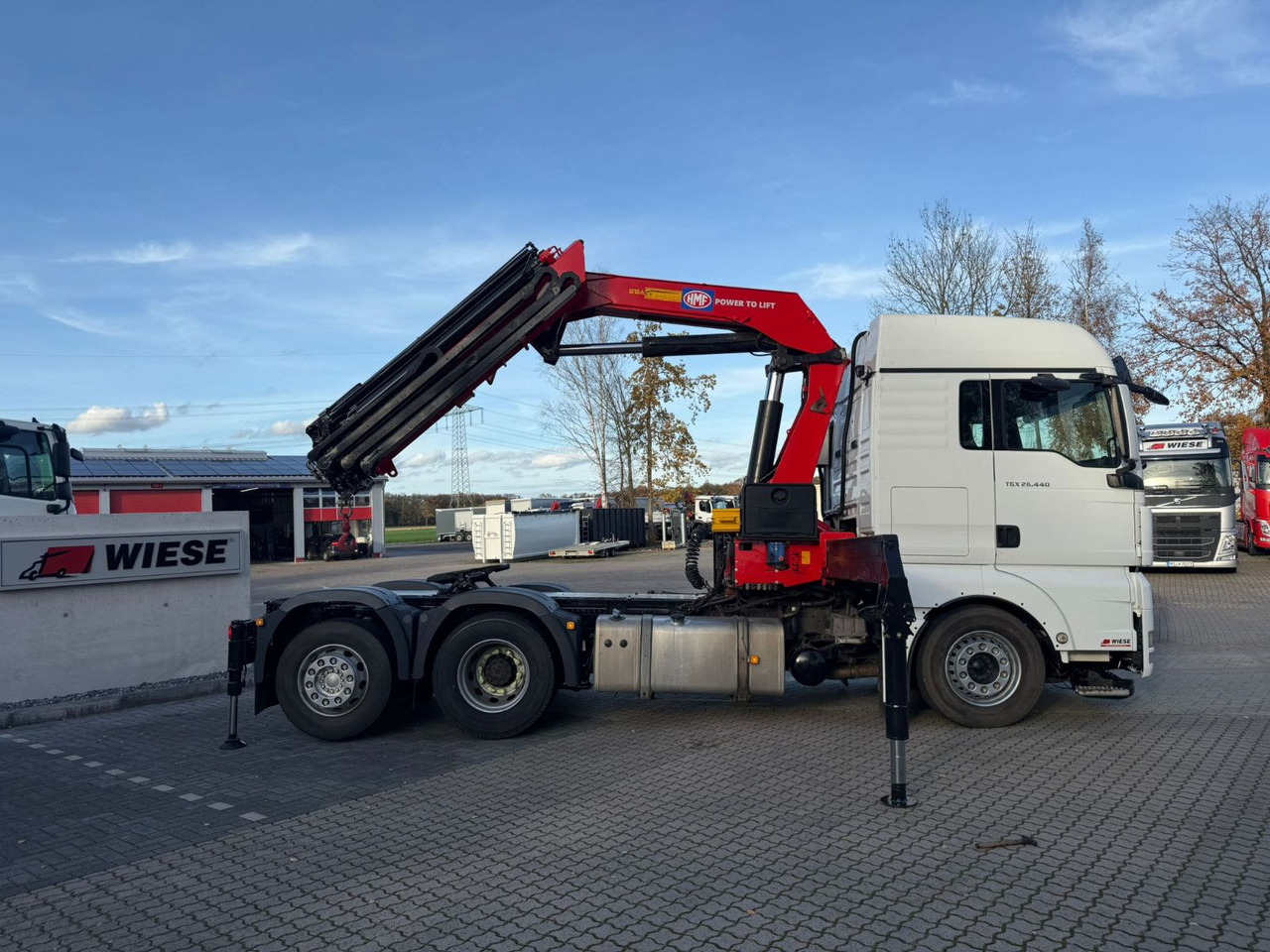MAN TGX 26.440 6x2 mit HMF 3000-5 Kran Top Zustand - Truk derek: gambar 2 MAN TGX 26.440 6x2 mit HMF 3000-5 Kran Top Zustand - Truk derek: gambar 2