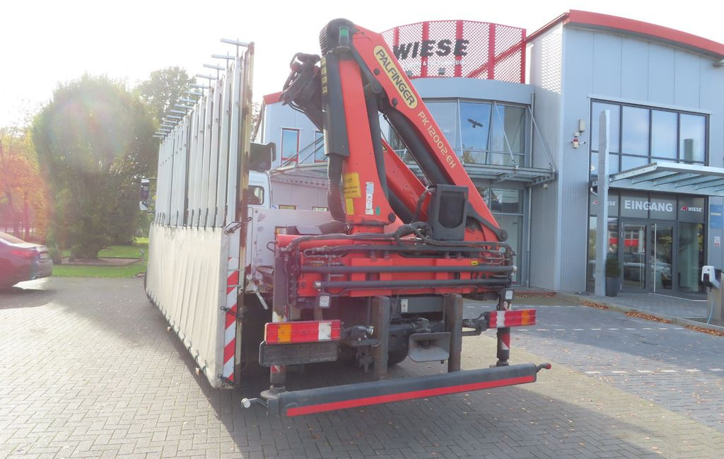 Mercedes-Benz Axor 1833 L - Glastransporter Kran Palfinger - Truk flatbed, Truk derek: gambar 5 Mercedes-Benz Axor 1833 L - Glastransporter Kran Palfinger - Truk flatbed, Truk derek: gambar 5