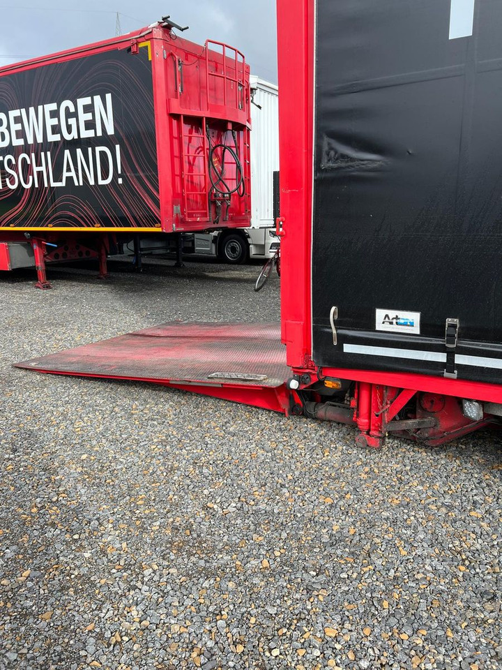Semi-trailer low bed Meusburger 2-Achs-Gabelstaplertransporter Rampe Dhollandia: gambar 9