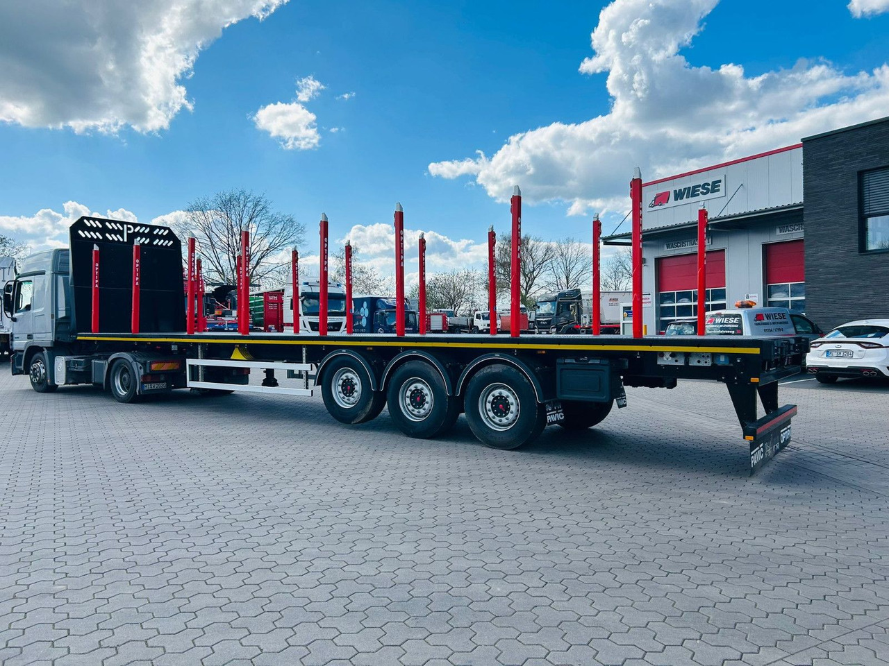 PAVIC 3-Achs Plattform-Auflieger/Leergew. ca. 7,1t - Semi-trailer pengangkut kayu: gambar 3 PAVIC 3-Achs Plattform-Auflieger/Leergew. ca. 7,1t - Semi-trailer pengangkut kayu: gambar 3