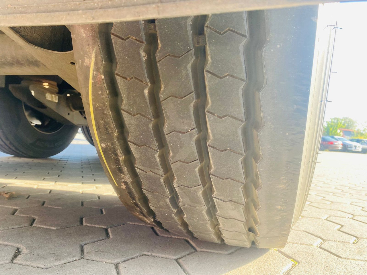 Semi-trailer pengangkut kayu PAVIC Holzauflieger mit Schemel und Rungen: gambar 15