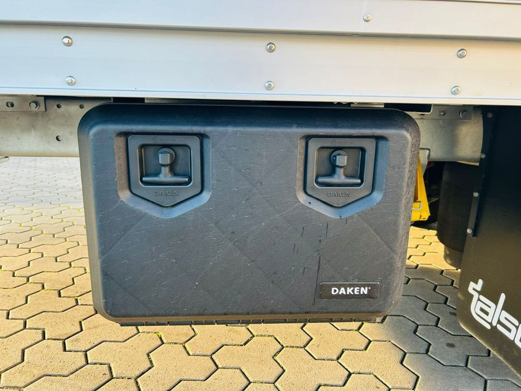 Semi-trailer kotak tertutup baru Talson 2-Achs Mega Koffer Auflieger Rolltor Event Truck: gambar 12