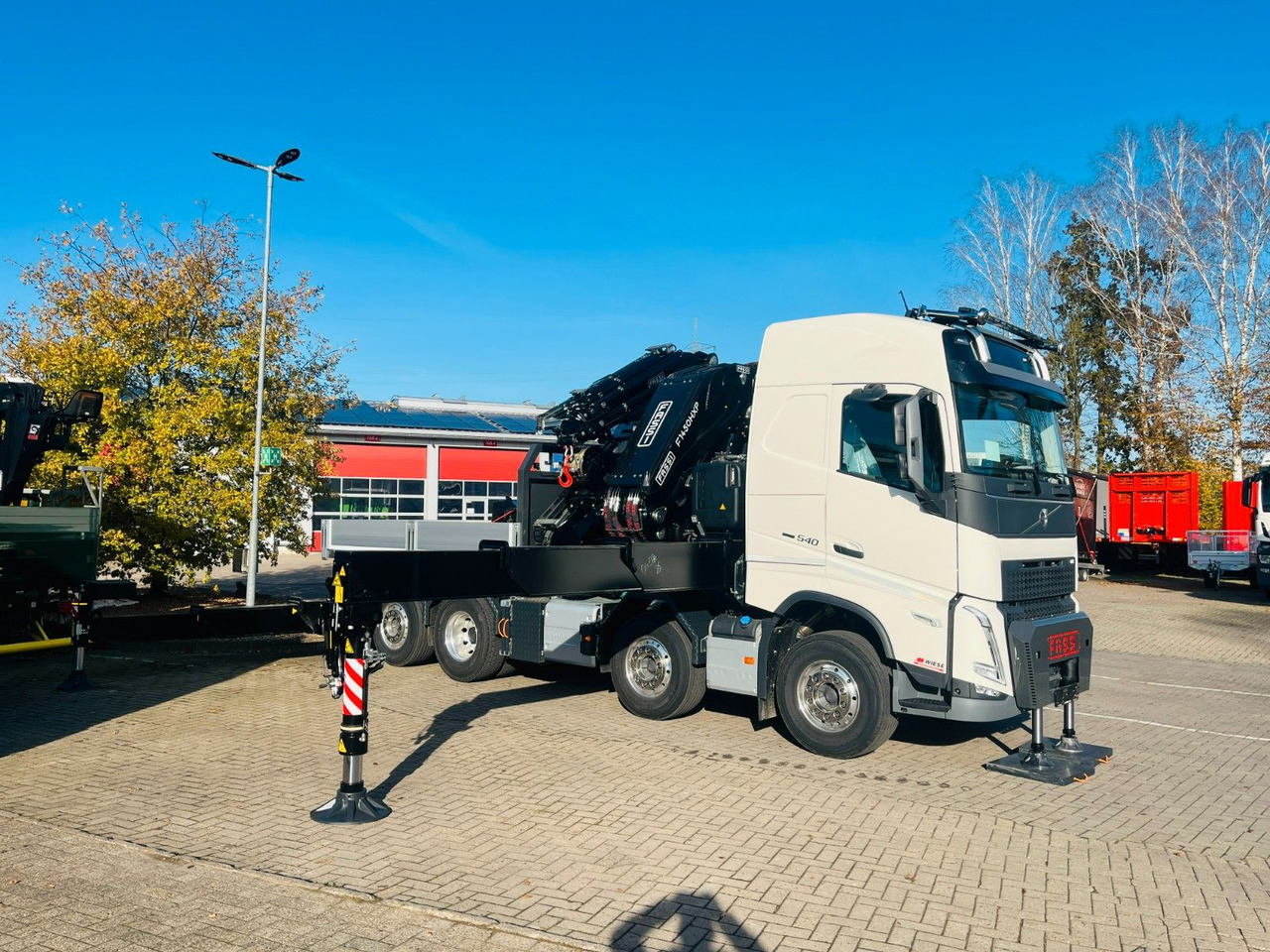 Volvo FH 540 SZM mit F1450 HXP Fly Jib + Winde - Truk, Truk derek: gambar 1 Volvo FH 540 SZM mit F1450 HXP Fly Jib + Winde - Truk, Truk derek: gambar 1