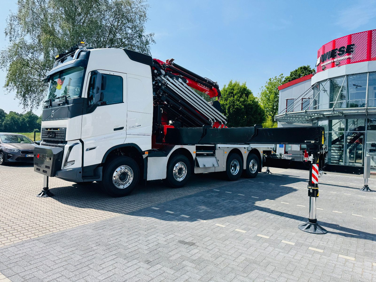 Volvo FH 540 mit Fassi F2150RAL Fly Jib + Winde - Truk flatbed, Truk derek: gambar 4 Volvo FH 540 mit Fassi F2150RAL Fly Jib + Winde - Truk flatbed, Truk derek: gambar 4