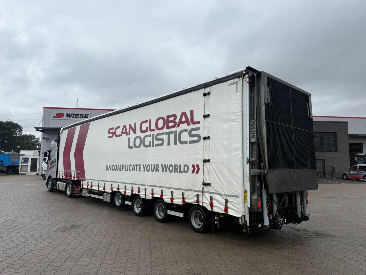 Wiese 4-Achs Mega Gabelstaplertransporter Rampe - Semi-trailer low bed: gambar 1 Wiese 4-Achs Mega Gabelstaplertransporter Rampe - Semi-trailer low bed: gambar 1