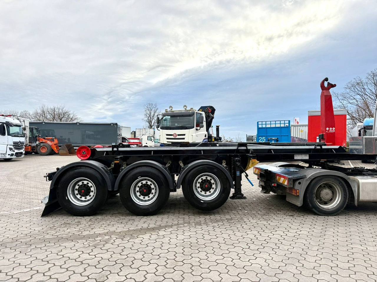 Wiese SA 3 - 36 AK 30 Abrollkipper neu lackiert - Semi-trailer pengangkut mobil: gambar 5 Wiese SA 3 - 36 AK 30 Abrollkipper neu lackiert - Semi-trailer pengangkut mobil: gambar 5