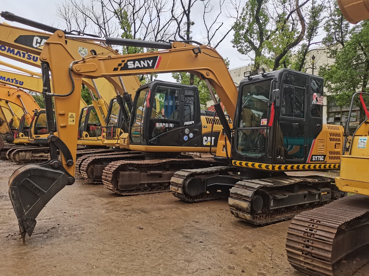 SANY SY75C - Ekskavator mini: gambar 1 SANY SY75C - Ekskavator mini: gambar 1
