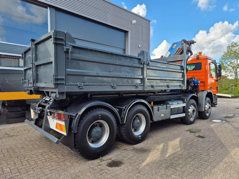 Mercedes-Benz Actros 3241 8X4 Containersysteem/ 20T HMF crane/ Manual - Hook lift, Truk derek: gambar 5 Mercedes-Benz Actros 3241 8X4 Containersysteem/ 20T HMF crane/ Manual - Hook lift, Truk derek: gambar 5