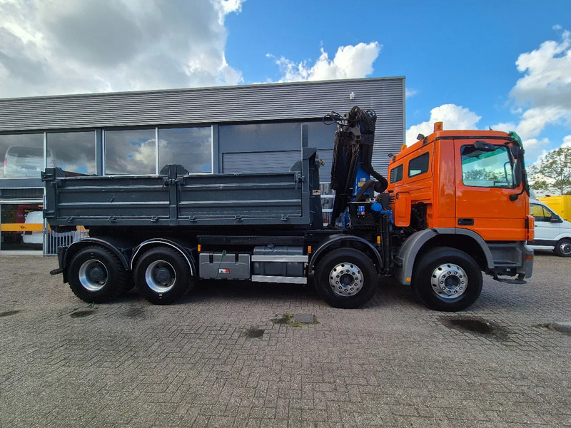 Mercedes-Benz Actros 3241 8X4 Containersysteem/ 20T HMF crane/ Manual - Hook lift, Truk derek: gambar 4 Mercedes-Benz Actros 3241 8X4 Containersysteem/ 20T HMF crane/ Manual - Hook lift, Truk derek: gambar 4