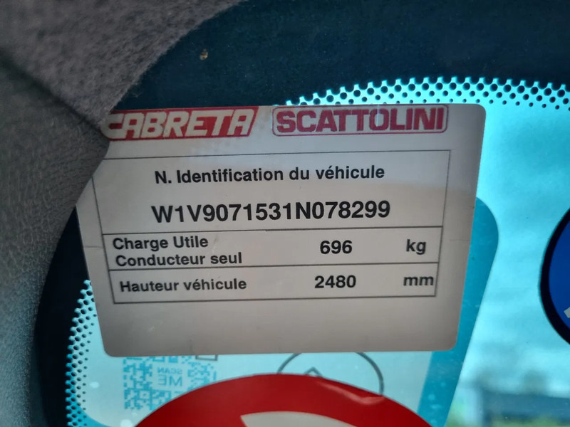 Van jungkit Mercedes-Benz Sprinter 514 CDI Kipper Euro 6 GVW 3500 KG Full steel 3: gambar 19
