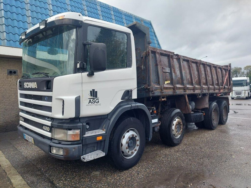 Scania P124-420 8x4 Kipper Steel - Truk jungkit: gambar 1 Scania P124-420 8x4 Kipper Steel - Truk jungkit: gambar 1