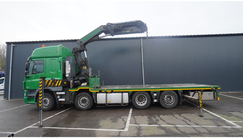 DAF CF 85.410 8X2 OPEN BOX WITH PALFINGER 42502 CRANE - Truk derek: gambar 1 DAF CF 85.410 8X2 OPEN BOX WITH PALFINGER 42502 CRANE - Truk derek: gambar 1