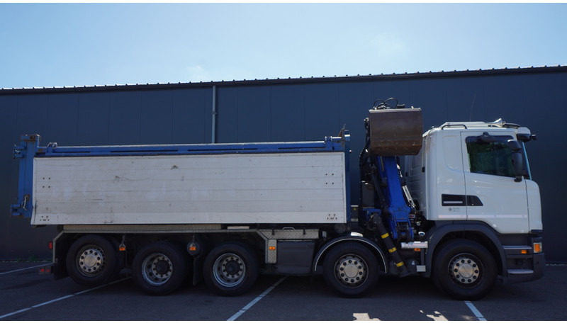 Scania G 490 10X4 CABLE SYSTEM TRUCK WITH PALFINGER Q180Z95TR CRANE - Truk derek: gambar 4 Scania G 490 10X4 CABLE SYSTEM TRUCK WITH PALFINGER Q180Z95TR CRANE - Truk derek: gambar 4