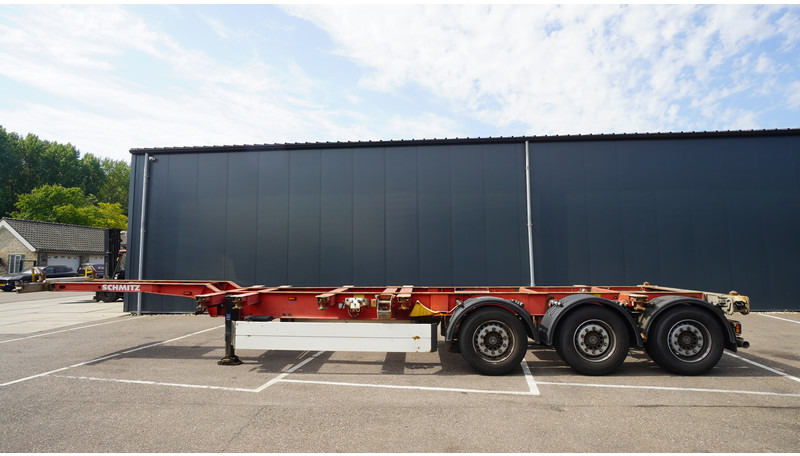 Schmitz Cargobull 3 AXLE CONTAINER TRANSPORT TRAILER EXTENDABLE 45 FT - Semi-trailer pengangkut mobil: gambar 1 Schmitz Cargobull 3 AXLE CONTAINER TRANSPORT TRAILER EXTENDABLE 45 FT - Semi-trailer pengangkut mobil: gambar 1