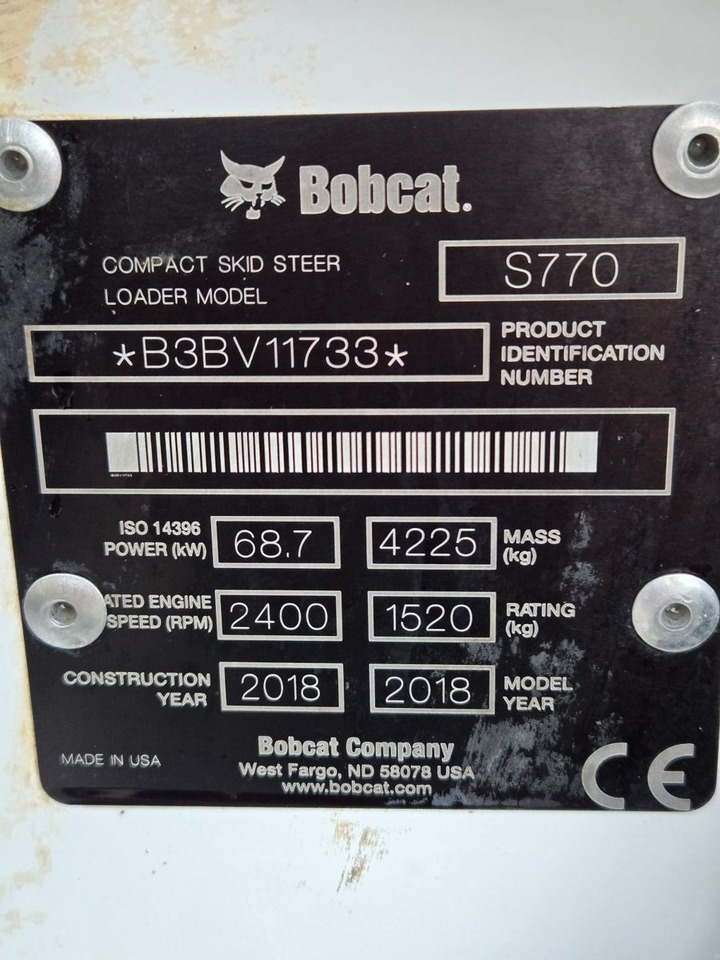 Bobcat S 770 - Wheel loader: gambar 3 Bobcat S 770 - Wheel loader: gambar 3
