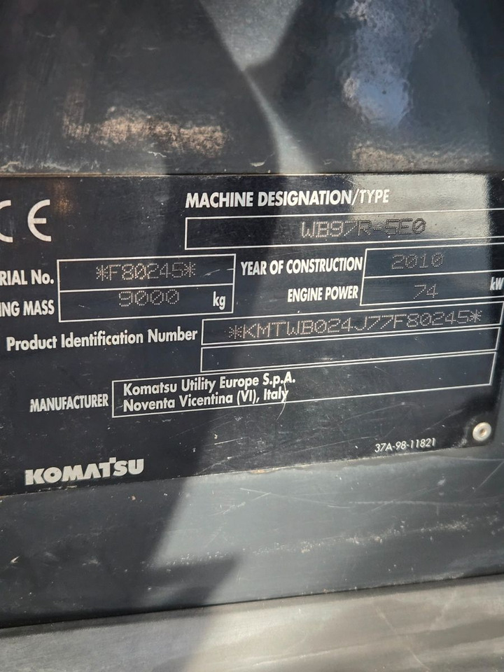 Komatsu WB97 - Backhoe loader: gambar 2 Komatsu WB97 - Backhoe loader: gambar 2