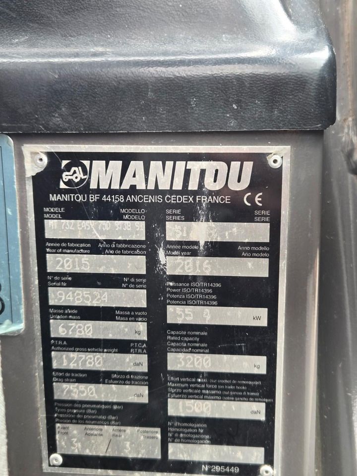 Manitou MT 732 - Telehandler: gambar 5 Manitou MT 732 - Telehandler: gambar 5