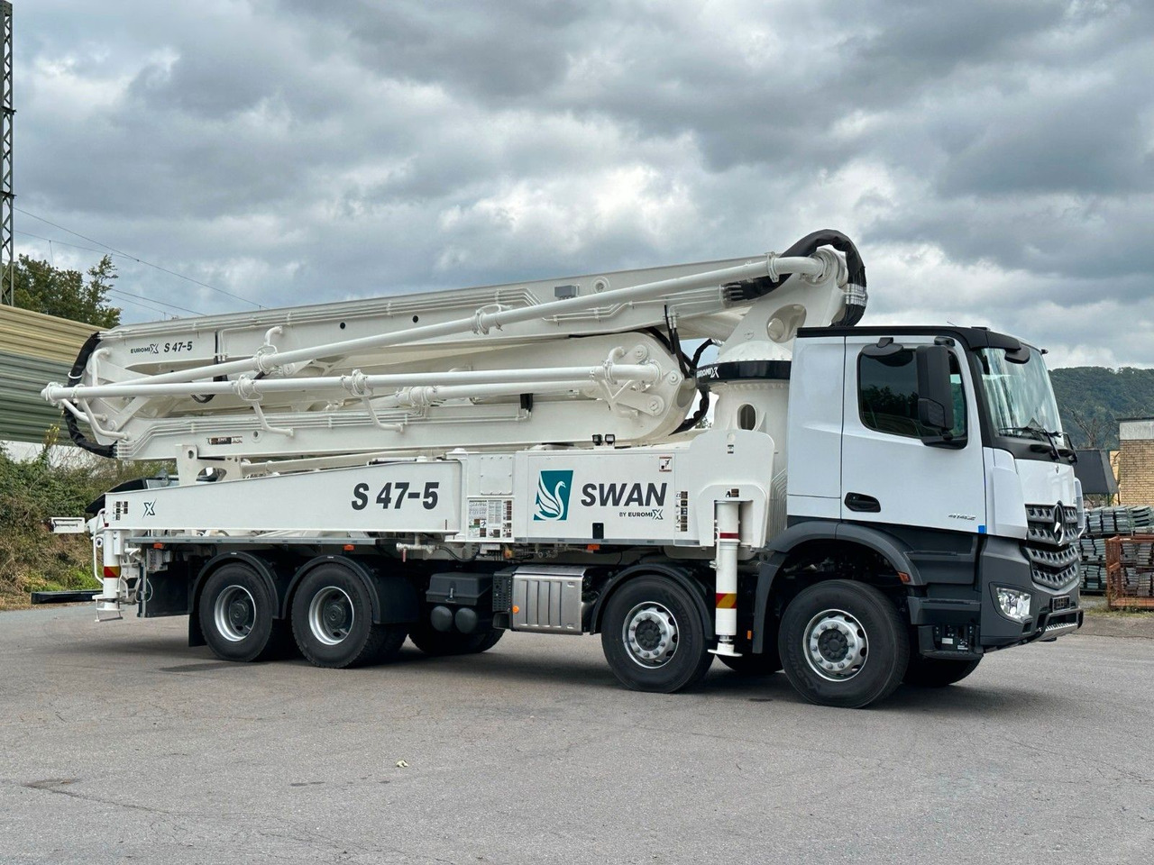 Leasing  Mercedes-Benz Arocs 5 4142  8x4 SWAN TSP 47-5 160RZ ( 47m ) Mercedes-Benz Arocs 5 4142  8x4 SWAN TSP 47-5 160RZ ( 47m ): gambar 11