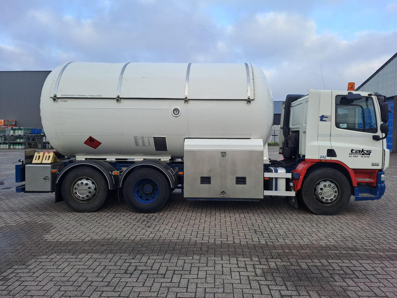 DAF FAN CF75. 6x2 -24030 Liter Gas tank truck ID 2.166 Rootselaar, flowmeter, pump, sunroof on tank - Truk tangki: gambar 1 DAF FAN CF75. 6x2 -24030 Liter Gas tank truck ID 2.166 Rootselaar, flowmeter, pump, sunroof on tank - Truk tangki: gambar 1