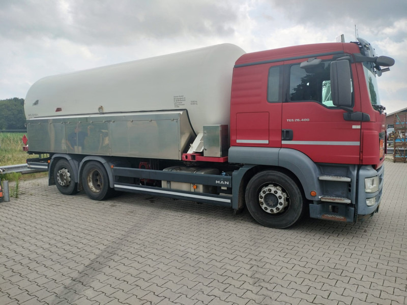 MAN TGS 26.400 6x2-4 LL 26900 Liter Gas tank truck ID 2.168 Rootselaar, flowmeter, pump - Truk tangki: gambar 1 MAN TGS 26.400 6x2-4 LL 26900 Liter Gas tank truck ID 2.168 Rootselaar, flowmeter, pump - Truk tangki: gambar 1