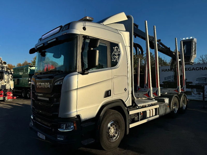 Scania R730 V8 6X4, Retarder, Timber-truck + Kesla, 2020 - Truk logging, Truk derek: gambar 4 Scania R730 V8 6X4, Retarder, Timber-truck + Kesla, 2020 - Truk logging, Truk derek: gambar 4