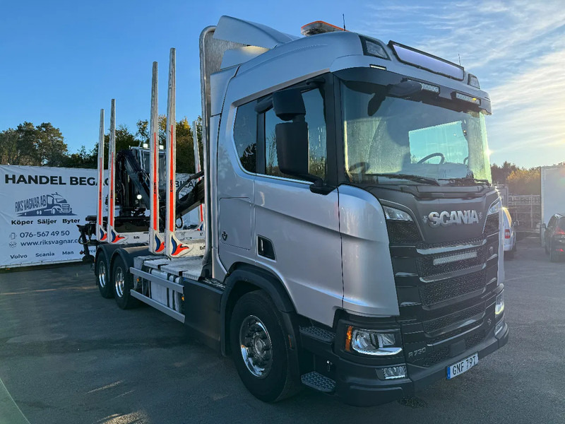 Scania R730 V8 6X4, Retarder, Timber-truck + Kesla, 2020 - Truk logging, Truk derek: gambar 2 Scania R730 V8 6X4, Retarder, Timber-truck + Kesla, 2020 - Truk logging, Truk derek: gambar 2