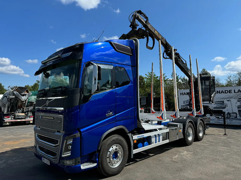 Volvo FH 6x4, Timber-truck + Jonsered 1080, 2017 - Truk logging, Truk derek: gambar 2 Volvo FH 6x4, Timber-truck + Jonsered 1080, 2017 - Truk logging, Truk derek: gambar 2