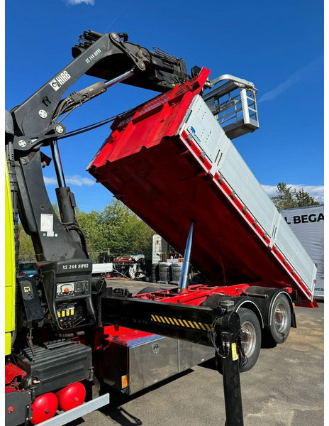 Volvo FM 6x2, Tipper + Crane and Skylift, 2009 - Truk jungkit, Truk derek: gambar 4 Volvo FM 6x2, Tipper + Crane and Skylift, 2009 - Truk jungkit, Truk derek: gambar 4