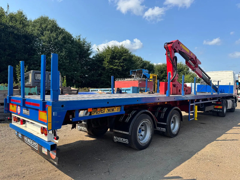 Renders **CRANE PALFINGER PK4500A-STEERING AXXLE** - Semi-trailer flatbed: gambar 1 Renders **CRANE PALFINGER PK4500A-STEERING AXXLE** - Semi-trailer flatbed: gambar 1