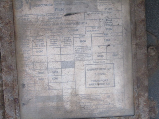 DRAWBAR BOX VAN TRAILER TANDEM AXLE (EX DRIVING SCHOOL MOT EXPIRED) - Trailer kotak tertutup: gambar 1 DRAWBAR BOX VAN TRAILER TANDEM AXLE (EX DRIVING SCHOOL MOT EXPIRED) - Trailer kotak tertutup: gambar 1