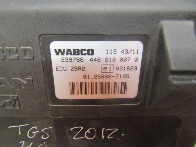 MAN TGS ZBR2 ECU WABCO P/NO 446 210 0070 MAN P/NO 81.25806.7105 - ECU untuk Truk: gambar 2 MAN TGS ZBR2 ECU WABCO P/NO 446 210 0070 MAN P/NO 81.25806.7105 - ECU untuk Truk: gambar 2