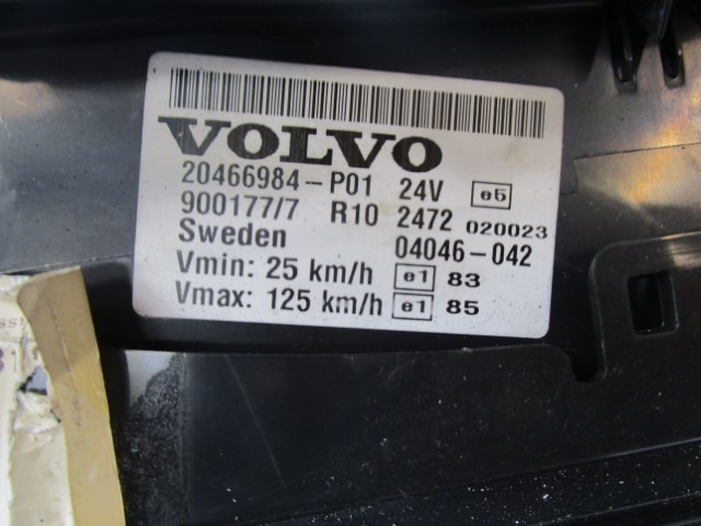 VOLVO FM12/FM9 CLOCK CLUSTER 20466984-P01 - Kabin dan interior untuk Truk: gambar 2 VOLVO FM12/FM9 CLOCK CLUSTER 20466984-P01 - Kabin dan interior untuk Truk: gambar 2