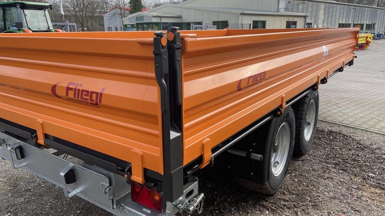 Trailer jungkit pertanian/ Tempat sampah baru Fliegl TSK 115: gambar 6
