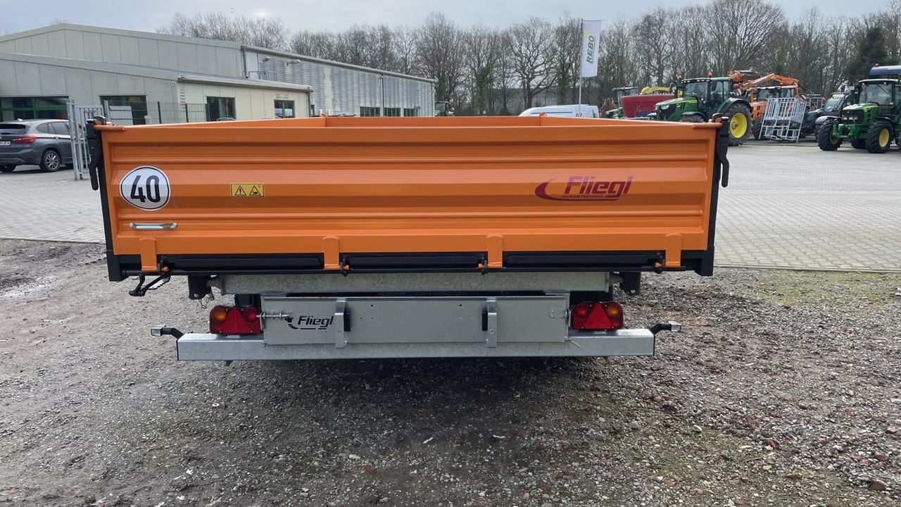 Trailer jungkit pertanian/ Tempat sampah baru Fliegl TSK 115: gambar 18