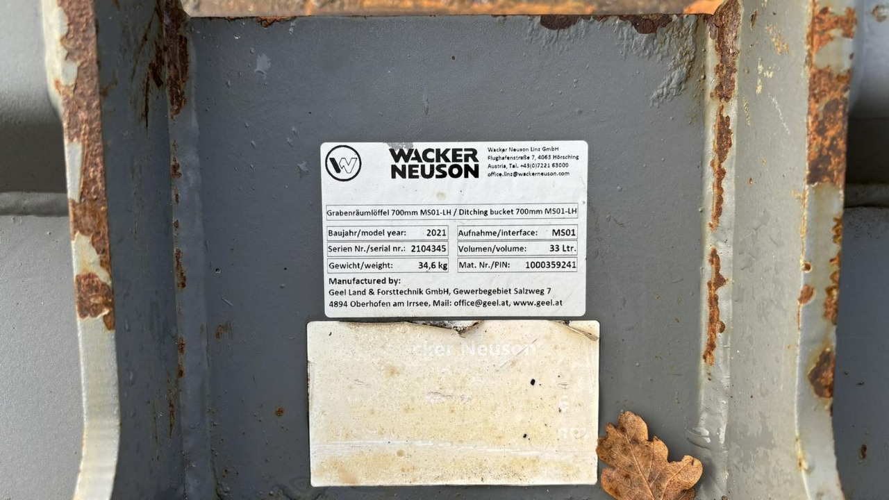 Wacker 803 - Ekskavator mini: gambar 3 Wacker 803 - Ekskavator mini: gambar 3