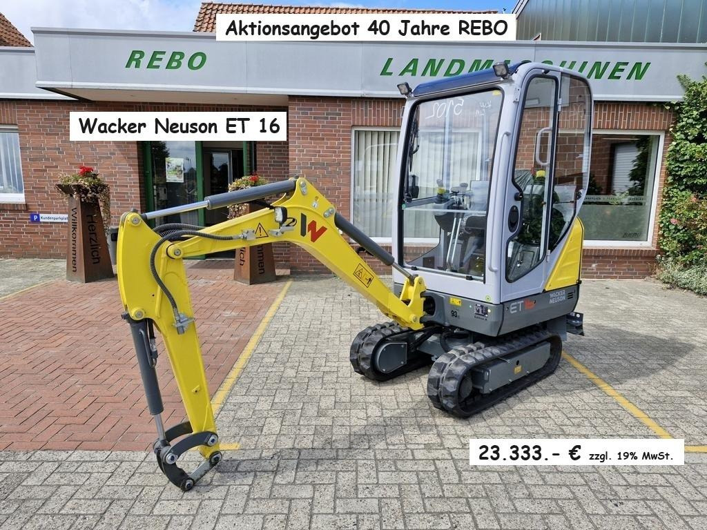 Wacker ET 16 - Ekskavator mini: gambar 1 Wacker ET 16 - Ekskavator mini: gambar 1