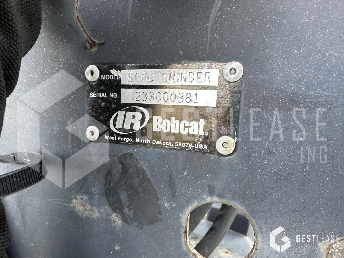 BOBCAT SG60 GRINDER ROGNEUSE DE SOUCHE - Penggiling tunggul: gambar 4 BOBCAT SG60 GRINDER ROGNEUSE DE SOUCHE - Penggiling tunggul: gambar 4