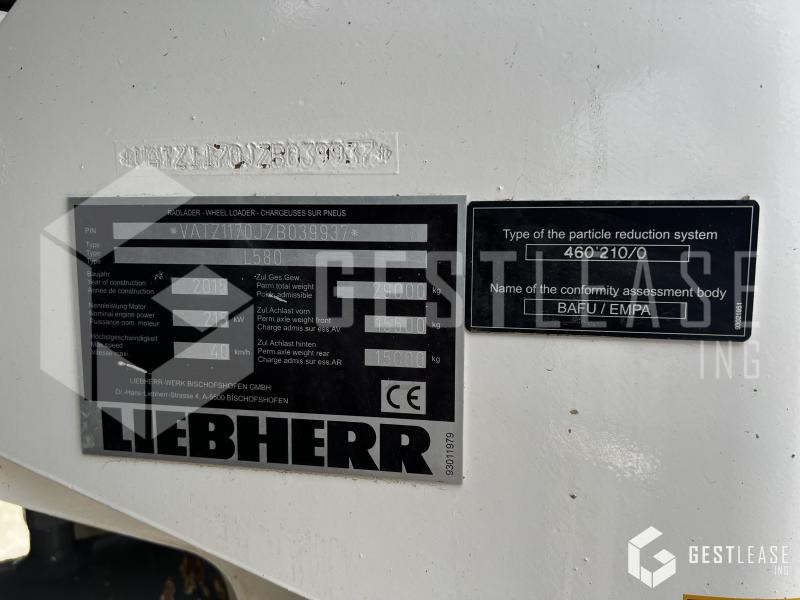 Wheel loader Liebherr L580 ENGIN NEW: gambar 9